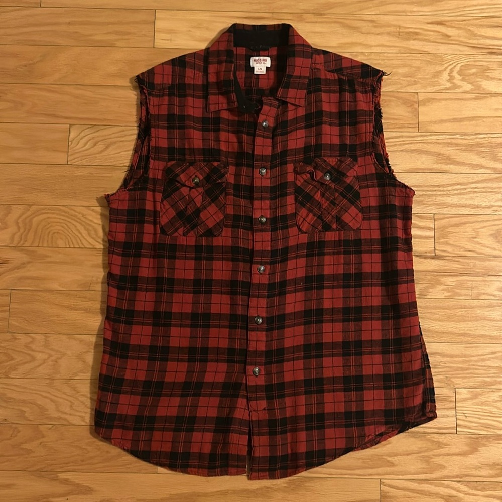 Mossimo Supply Co flannel vest